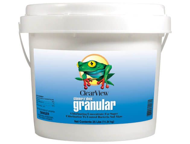 Clearview Granular Shimmer Shock 25 lb - CLEARVIEW